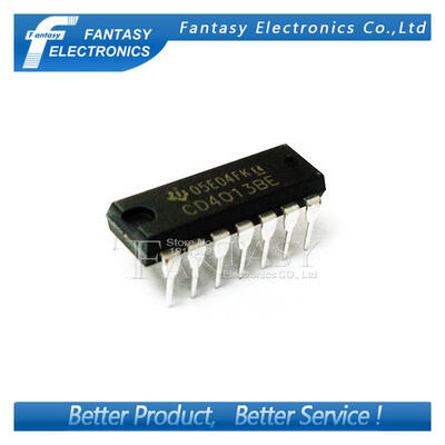

10PCS CD4013BE DIP14 CD4013 DIP new and original IC free shipping