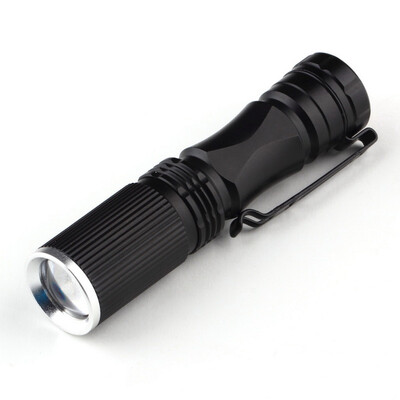 

LED 600 Lumen Zoomable Focus 7W Q5 Mini Flashlight Torch Water Resistant