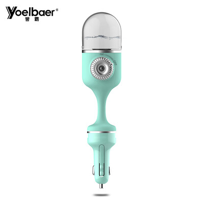 

Fighter YOELBAER car humidifier spray car mini car universal air purifier fast charge car charger USB one drag two cigarette lighter