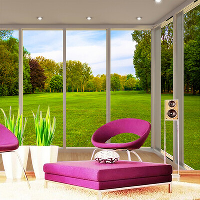 

Обои для рабочего стола Обои для рабочего стола Современный балкон Окно Природа Пейзаж Большая роспись Обои для гостиной Спальня Домашний декор 3D