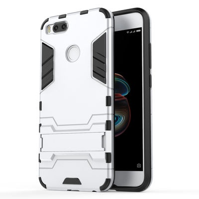 

Shockproof Ultra-thin Armor Plastic TPU Back Case Cover with Stand Holder Phone Case for XIAOMI 5X