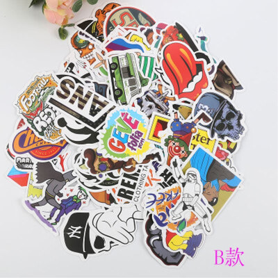 

100 PCS Mixed Stickers for Laptop Luggage Car Bicycle Motorcycle Skateboard Phone Home Decor Decal Graffiti Waterproof Sticker