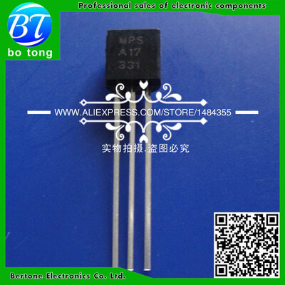 

Free shipping 200PCS MPSA17 A17 TO-92 NPN Transistor