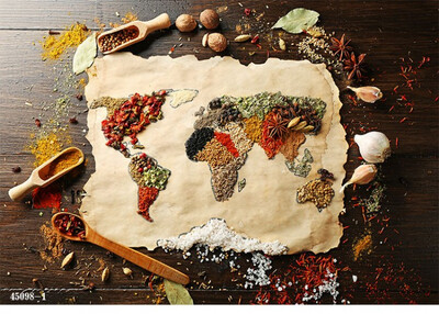 

3D photo wallpaper Grain health bean flavoring wallpaper mural grains Hot pot restaurant drinks shop Soybean wallpaper