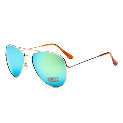 

Классические солнцезащитные очки для женщин Золотая рамка Мужская лягушка Солнцезащитные очки Модные очки для женщин Старинные кла