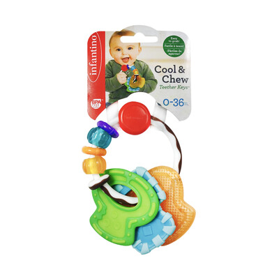 

INFANTINO American baby Tino baby teether silicone baby molars hand rattle bite chew