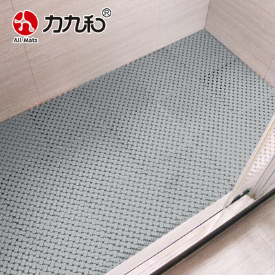 

All Mats Bathroom mats hollow hydrophobic splicing mats can be cut off drainage mat shower room mats tin gray 12 pieces