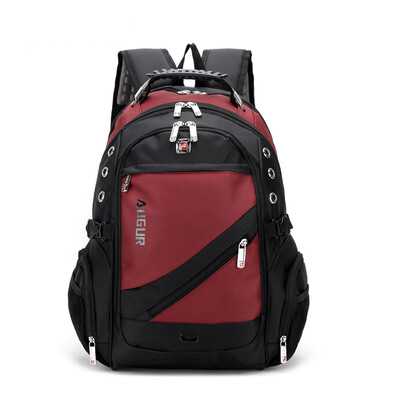 

School Bags for Teenagers Boys Girls Black&Red Purple School Backpacks High Quality Dropproof Nylon Free Shipping