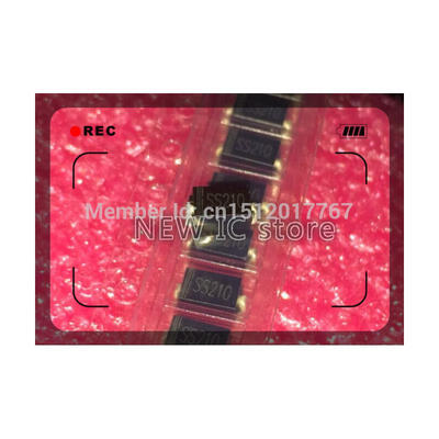 

100pcs/lot SS210 2A/100V SMD SR2100 schottky diode SMA 100% NEW Free Shipping