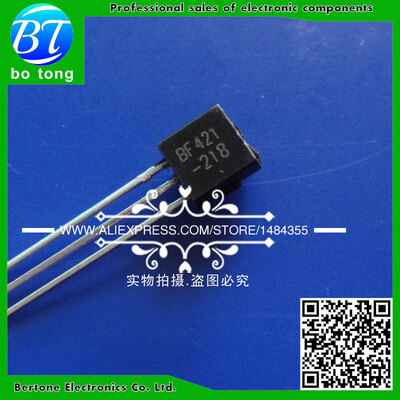 

50PCS/Lot Transistors BF421 F421 PNP 50MA 300V TO-92