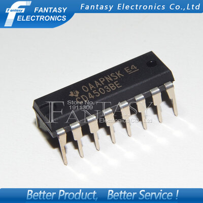 

50PCS CD4503BE DIP16 CD4053 DIP new and original IC free shipping