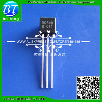 

50Pcs/Lot Triode BC548 BC548B NPN Transistor TO-92 100mA 30V
