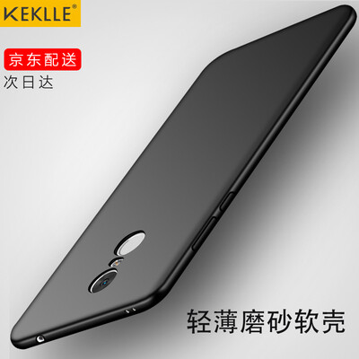 

KEKLLE red rice note4X mobile phone case light thin all-inclusive drop-resistant silicone soft shell men&women phone sets gentleman black 55 inches