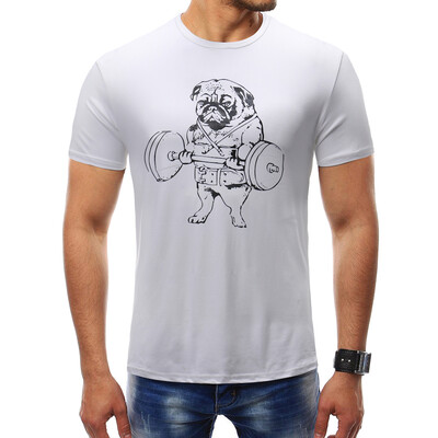 

Male 2018 Short Sleeve Casual Pug Life Top Quality T Shirt O-Neck Slim Men T-Shirt Tops Fashion Mens Tee Shirt T Shirts