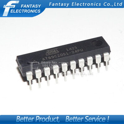 

5PCS AT89C2051-24PU DIP20 AT89C2051-24 DIP AT89C2051 new&original IC free shipping