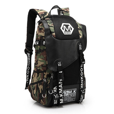 

Laptop Backpack Student Rucksack Back Bag Camouflage Printed Knapsack Unisex Daypacks