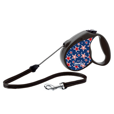 

Germany imported Fleisch flexi stars flashing automatic telescopic pet dog leash dog chain dog leash rope -line long 5 m star flashing