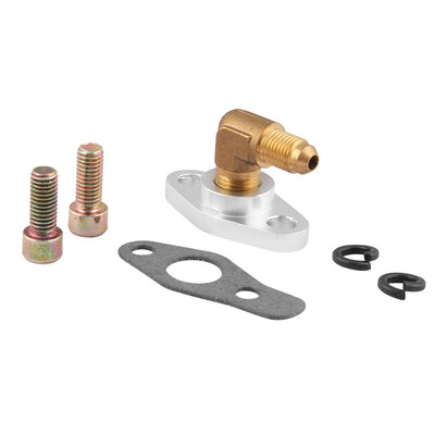 

Ryanstar Billet Aluminum 1/8" NPT AN4 Turbo Oil Feed Kit For T3 T4 Turbo