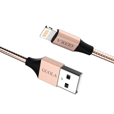 

Iphone6 data line metal line 6S apple 5s/7 plus cell phone charging line authentication