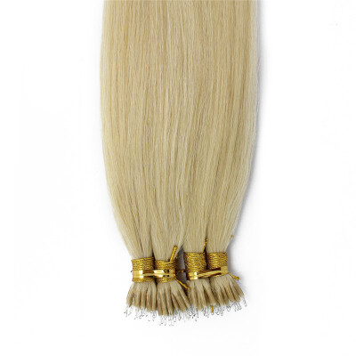 

Bleach Blonde #613 Real Remy Human Hair 100g Micro Nano Ring Hair Extensions