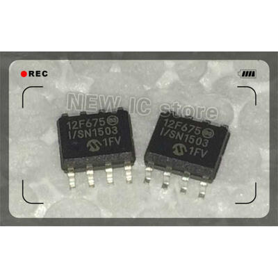 

10pcslot PIC12F675-ISN PIC12F675-I PIC12F675 PIC12F675I 12F675I 12F675 SOP-8 100 new original Free Shipping