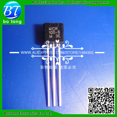 

100PCS MCR100-6 MCR100-6 TO-92 MCR100