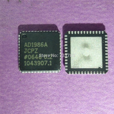 

5pcs/lot AD1986AJCPZ AD1986A QFN48 AC 97 and HD AudioSoundMAX Codec