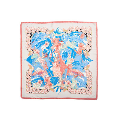 

Silk Shawl Scarf 100 authentic Brand New Gift Box Women Auth Rare Big Square 108 108CM