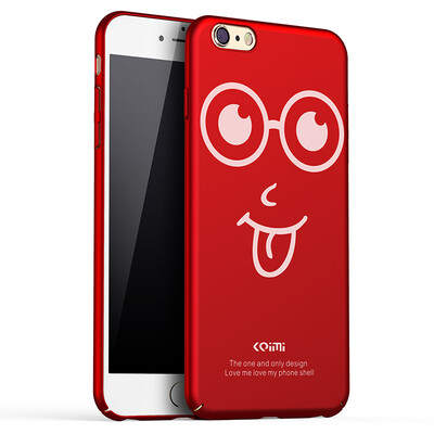 

2018 iphone case cute mode shell smiling face Plastic Full Protective Anti-Scratch Resistant Cover Case