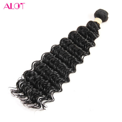 

Alot Deep Peruvian Hair Weave Bundles 1 Piece 100% Human Hair Non Remy Hair