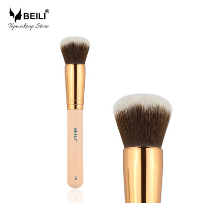 

BEILI 102 Rose Golden Ferrule Synthetic Hair Concealer Foundation Single Contour Makeup Brush