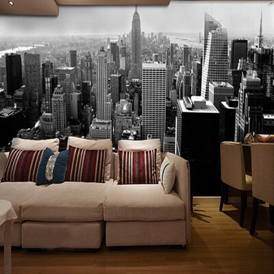 

Custom 3D Retro Nostalgia City Landscape Mural Wallpaper Modern Home Decor Bedding Room TV Backdrop Wall Paper On The Walls 3D