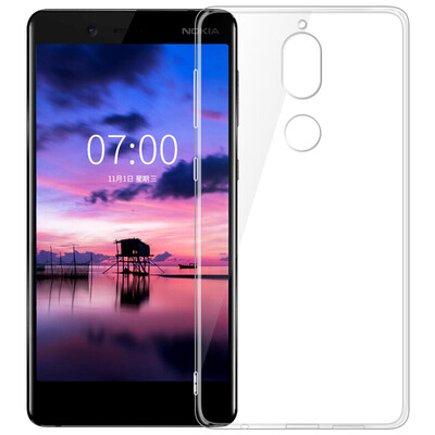 

MEIYI Nokia 7 Mobile Shell TPU Мягкая крышка корпуса для Nokia 7 Transparent White