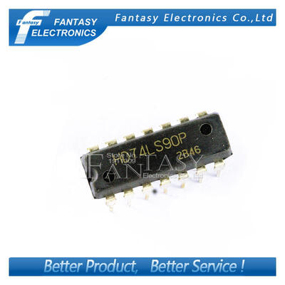 

50PCS HD74LS90P DIP14 HD74LS90 DIP SN74LS90N 74LS90 new and original IC free shipping