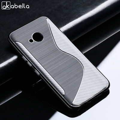 

AKABEILA Корпус для HTC U11 Life Case Силикон HTC U11 Life Cover S Line Brush Мягкая задняя крышка Корпус Coque Bags 5.2 inch