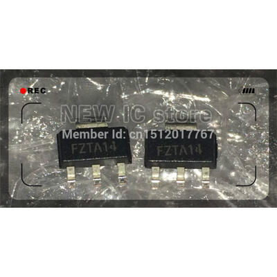 

50pcslot FZTA14TA Transistors Darlington NPN 30V 1A SOT223 Marking FZTA14 Free Shipping 100 NEW