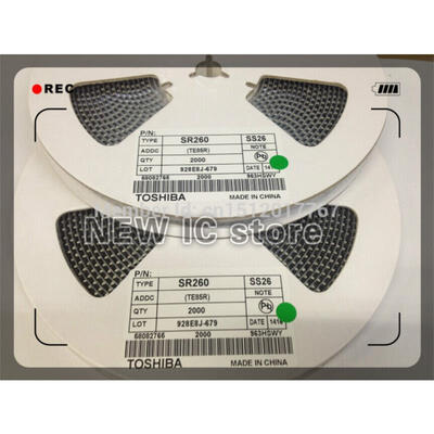 

Free shipping 100pcs/Lot SS26 SR260 2A/60V A-type SMD Schottky Barrier Rectifier Diode 100% NEW Free Shipping
