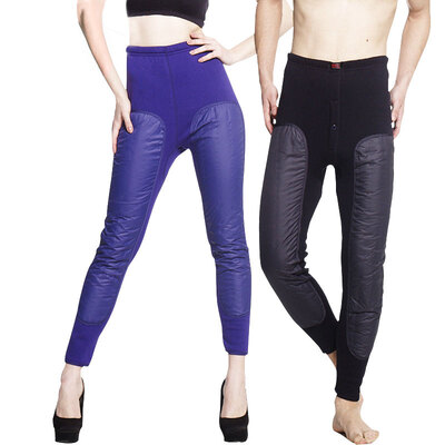 

Antarctic Nanjiren NB53010 thermal underwear men and women magnetic dynamic warm pants plus velvet thickened pants purple l