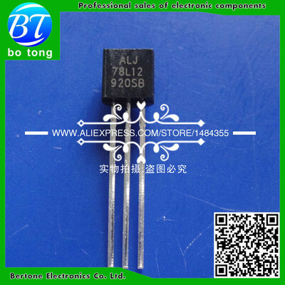 

free shipping 1000pcs 78L12 WS78L12 Voltage Regulator TO-92 12V 100mA