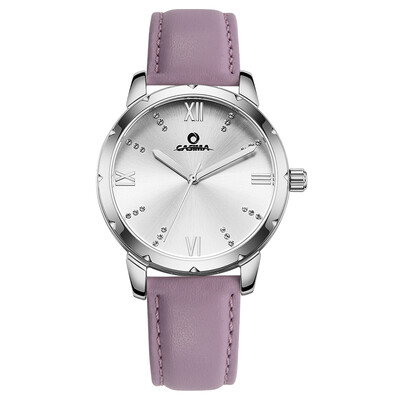

New luxury brand watches women fashion simple ladies quartz watch leather wristwatches waterproof Casima 2626