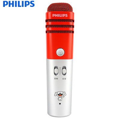 

PHILIPSDLK3802N k-song live streaming mobile phone microphone red
