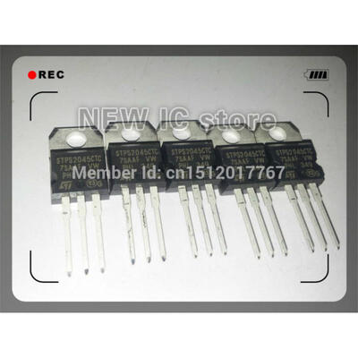 

10pcs/lot 100% New Original STPS2045CT STPS2045 STPS2045CTC TO220