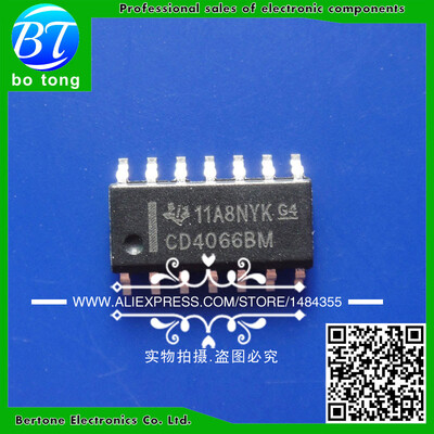 

200pcs free shipping CD4066BM CD4066 HEF4066BT HEF4066 SOP-14