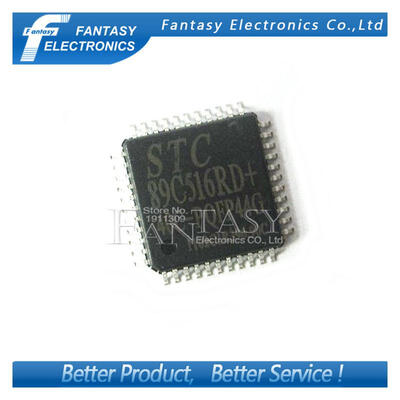 

5PCS STC89C516RD+40I-PQFP44 QFP STC89C516RD QFP44 89C5196RD new and original IC free shipping