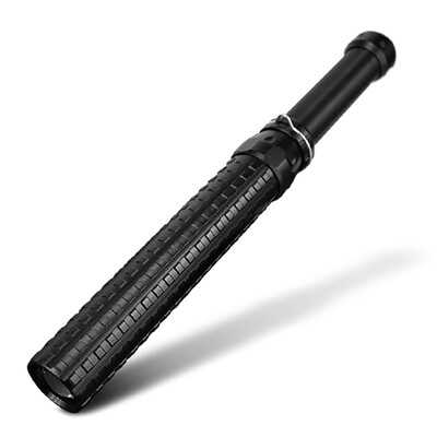 

Paulone light flashlight long-range king retractable stick stick zoom flashlight electric outdoor electric flashlight ZY0016 black