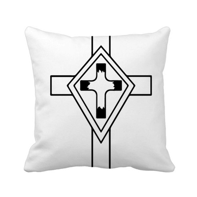 

Religion Christianity Cross Culture Design Square Throw Pillow Insert Cushion Cover Home Sofa Decor Gift