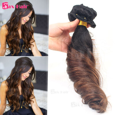 

Ombre Clip In Human Hair Extensions Two Tone Brazilian Virgin Clip In Wavy 8A Human Hair Clip In Extensions For Black Women Sale