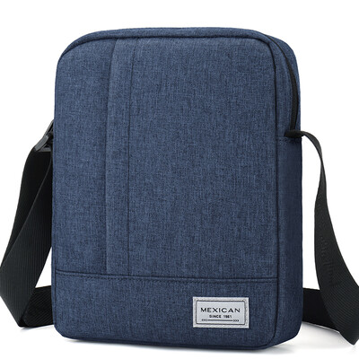

Scarecrow MEXICAN Oxford cloth bag men shoulder bag large capacity Shoulder Messenger vertical men&39s cloth 50542 blue