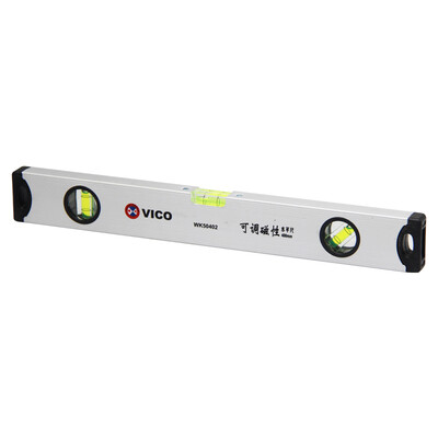 

Wick Wico WK50402 Level 400mm High-precision Adjustable Magnetic Level Miniature Magnetic Aluminum Alloy Small Level Instrument Depends on Ruler Decoration Measuring Tool