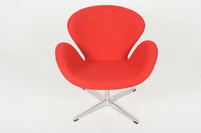 

Swan Chair Red Шерсть-красный